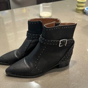 Black Studded Ankle Boots Antonio Melani